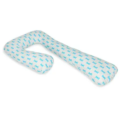 PQP Gravidkudde Typ 7 - Blå Rosetter