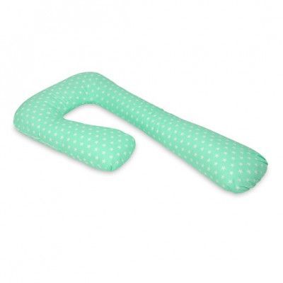 PQP Gravidkudde Typ 7 - Turkos med Vita Stjärnor