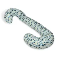 PQP Gravidkudde Typ C - Blå Trianglar