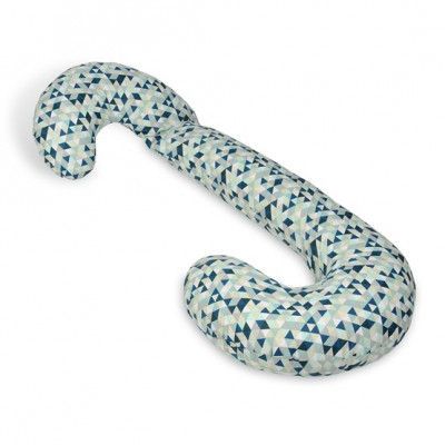 PQP Gravidkudde Typ C - Blå Trianglar