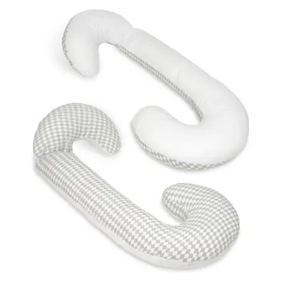 PQP Gravidkudde Typ C - Harlequin med Vit Baksida