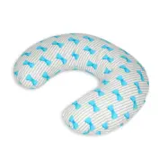 PQP Gravidkudde Typ C - Liten - Blå Rosetter