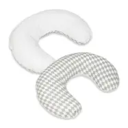 PQP Gravidkudde Typ C - Liten - Harlequin med Vit Baksida