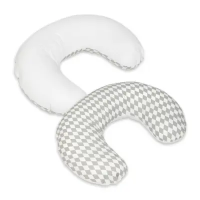 PQP Gravidkudde Typ C - Liten - Harlequin med Vit Baksida
