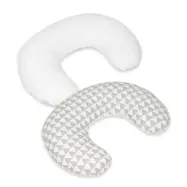 PQP Gravidkudde Typ C - Liten - Trianglar med Vit Baksida