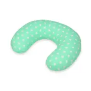 PQP Gravidkudde Typ C - Liten - Turkos med Vita Stjärnor