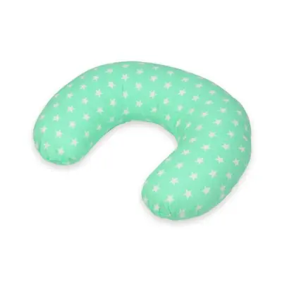 PQP Gravidkudde Typ C - Liten - Turkos med Vita Stjärnor