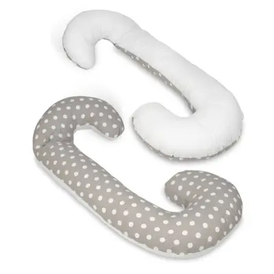 PQP Gravidkudde Typ C - Prickig med Vit Baksida