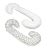 PQP Gravidkudde Typ C - Trianglar med Vit Baksida