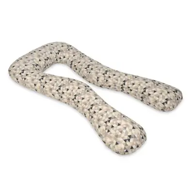 PQP Gravidkudde Typ U - Beigea Trianglar