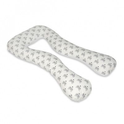 PQP Gravidkudde Typ U - Grå Räv med Vit Baksida