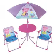 Arditex - Camping Set Peppa Pig Junior Steel / Polyester Rosa 4 Delar
