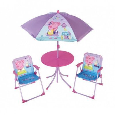 Arditex - Camping Set Peppa Pig Junior Steel / Polyester Rosa 4 Delar