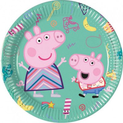 Assietter Greta Gris / Peppa Pig 8-pack