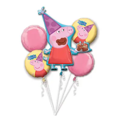 Ballongbukett Greta Gris