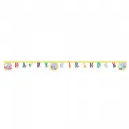 Greta Gris"Happy Birthday"Banderoll 200 cm