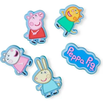 Crocs - Anime Pin - Jibbitz - Peppa Pig 5 Pack - för  flerfärgad