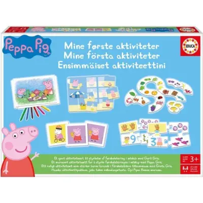 Educa Greta Gris Mina Första Aktiviteter Sv/No/Dk/Fi