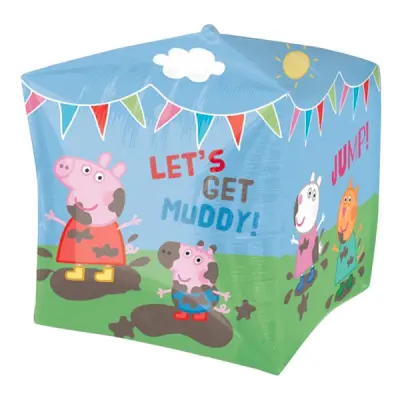 Folieballong Kub Greta Gris