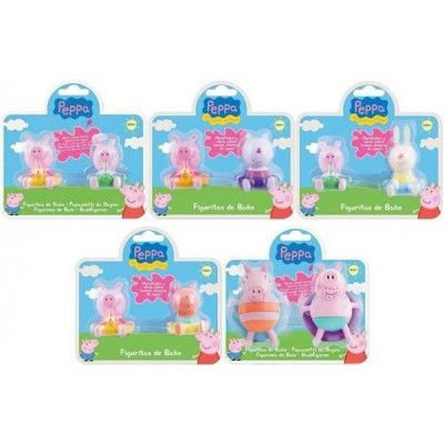 Greta Gris Badfigurer 2-pack Greta Gris & Georg Gris : Model - Greta & Lamm