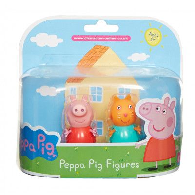 Greta Gris Figurer 2-pack Greta Gris & Katja Katt