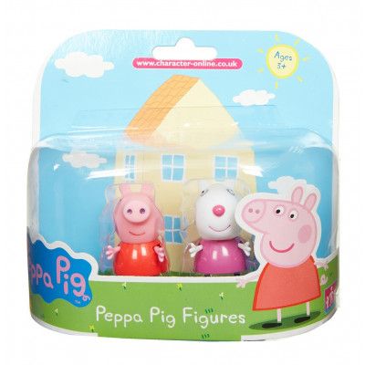 Greta Gris Figurer 2-pack Greta Gris & Lena Lamm
