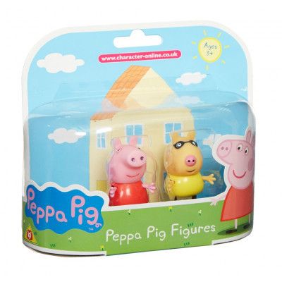 Greta Gris Figurer 2-pack Greta Gris & Pelle Ponny