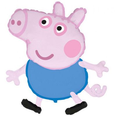 Greta Gris George Folieballong 87x70 cm