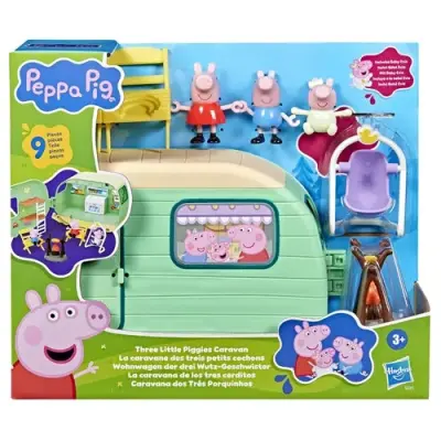 Greta Gris Husvagn Three Little Piggies - Greta Gris -  Leksaksaffären