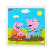 Greta Gris Rampussel i trä 16 bitar - Greta Gris -  Leksaksaffären