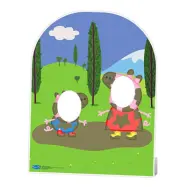 Greta Gris Stand-In Kartongvägg