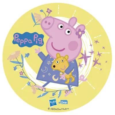 Greta Gris/Peppa Pig Tårtbild 15,5cm