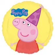 Heliumballong gul Greta Gris / Peppa Pig