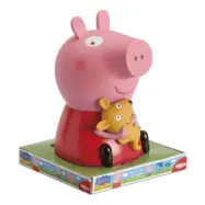 Tårtdekoration Spargris Peppa Pig/Greta Gris