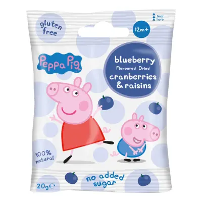 Mumsisar Greta Gris Blåbär - 20 g