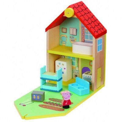 Nickelodeon - Lekset Dockskåp Greta Gris 7 Delar