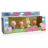 Peppa Pig Bath Figures 4-pack Suzy Sheep, Peppa Pig, Rebecca Rabbit & Candy Cat