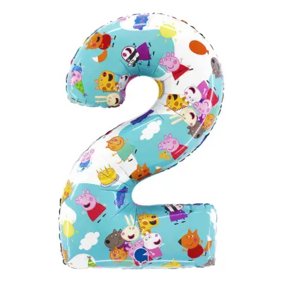 Sifferballong Greta Gris - Siffra 2