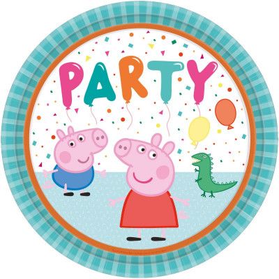 Tallrikar Greta Gris / Peppa Pig 8-pack