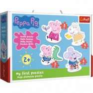Trefl babypussel 4-i-1, Peppa Pig