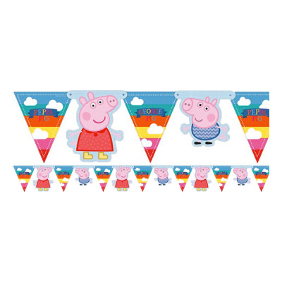Vimpelgirlang Greta Gris/Peppa Pig