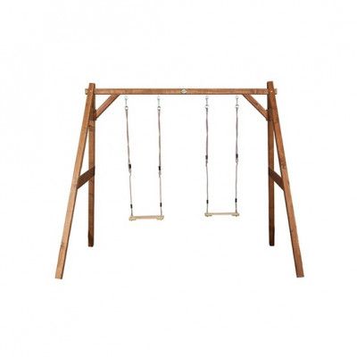 Axi - Trägunga - Dubbel - Brun/Vit