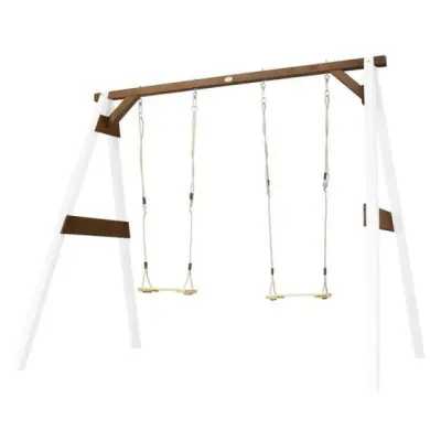 AXI Axi - Trägunga - Dubbel - Vit/Brun