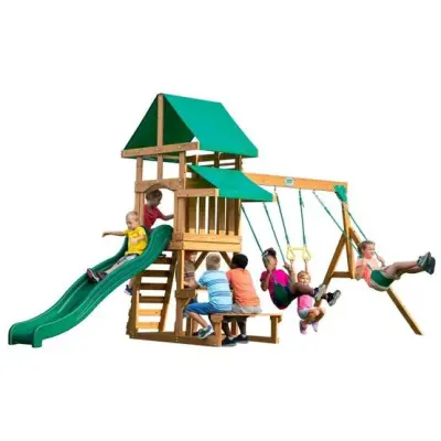 BYD - Lekställning - Belmont Play Tower with Swings and Slide