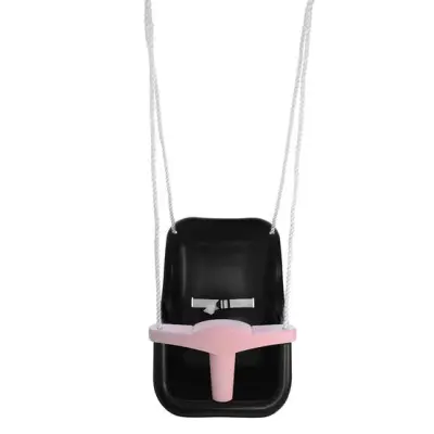 Hörby Bruk - Babysits High Svart - Ljusrosa