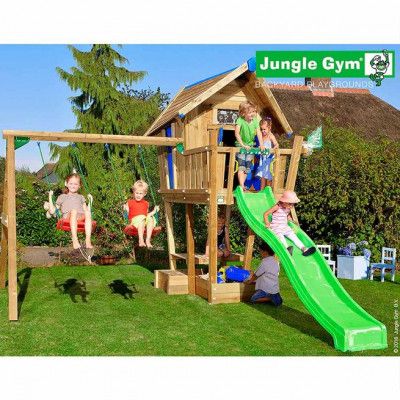 Crazy Playhousetorn Komplett Inkl. Rutschkana