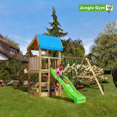 Jungle Gym Home lektorn komplett inkl. Swing, Klätterställning