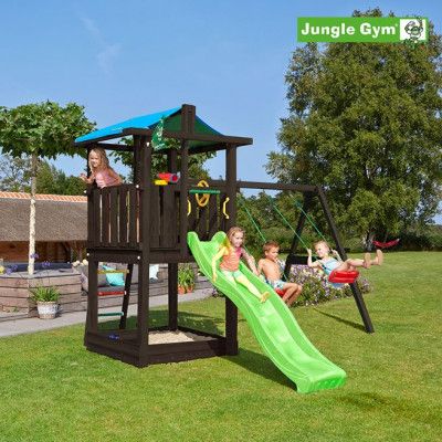 Jungle Gym Hut lektorn exkl. rutschkana, Klätterställning