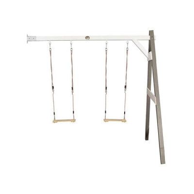 Sunny, Trägunga - Väggmonterad - Dubbel Grå