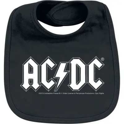 AC/DC Haklapp - Metal-Kids - Logo - för barn - svart